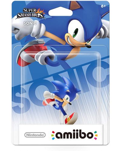 Nintendo Amiibo фигура Sonic No.26 [Super Smash] - 3
